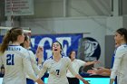 VB vs USCGA  Wheaton College Women's Volleyball vs U.S. Coast Guard Academy. - Photo by Keith Nordstrom : Wheaton, Volleyball